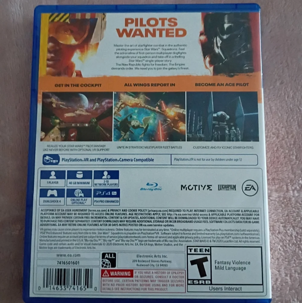 Sony PS4 Star‎ Wars: Squadrons Pre-Owned